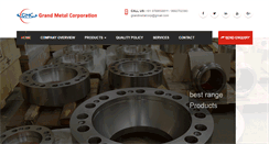 Desktop Screenshot of grandmetalcorporation.com